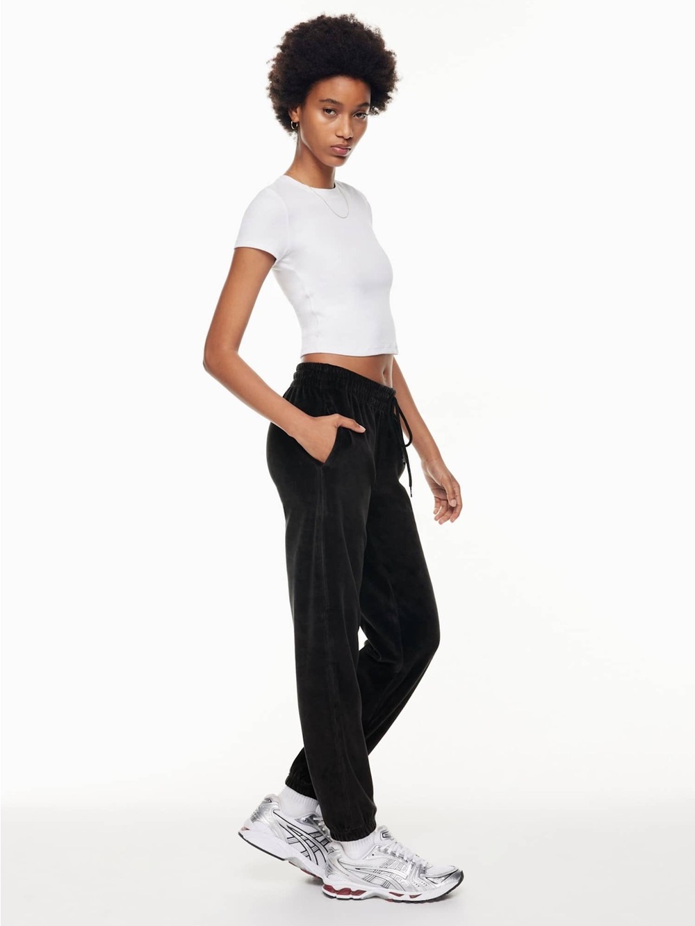 TNA Aritzia Montcalm Velour Jogger